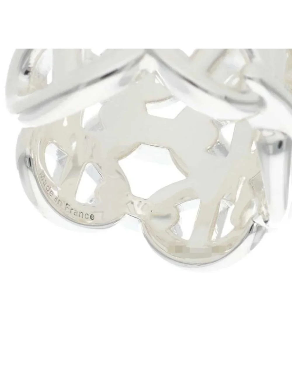 Hermes Chaine D'ancre Enchainee GM Silver Ring